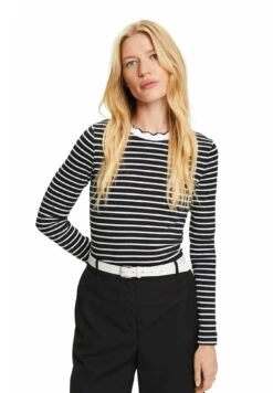 ESPRIT Muschelkante Am Ausschnitt - Longsleeve - Black -Geselecteerde Modieuze Dameskledingwinkels 035a3543e58b4a74ae56e437d1bf38d5