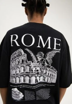 YOURTURN Rome Tee Unisex - T-Shirt Print - Black -Geselecteerde Modieuze Dameskledingwinkels 08118908e58b4a0da085e870dddd4421