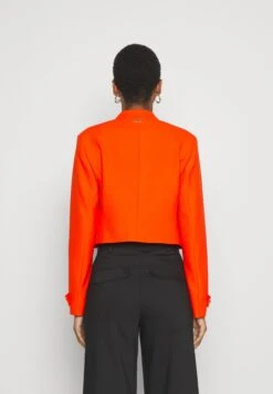 Boss Slim-Fit Cropped Jacket With Collarless Styling - Blazer - Bright Orange 11 Boss Slim-Fit Cropped Jacket With Collarless Styling - Blazer - Bright Orange -Geselecteerde Modieuze Dameskledingwinkels 0ac9dfcf278f4de1a2df00e2377b71f3