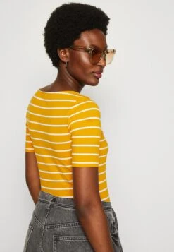 Anna Field T-Shirt Print - Dark Yellow/White -Geselecteerde Modieuze Dameskledingwinkels 0b293c78d10e462089578b6c7e2736dd