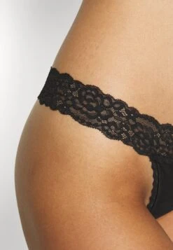 Anna Field 10Pp Cotton And Lace Thong - String - Black -Geselecteerde Modieuze Dameskledingwinkels 1e3643c56d2f40289953e14d52bb3ace