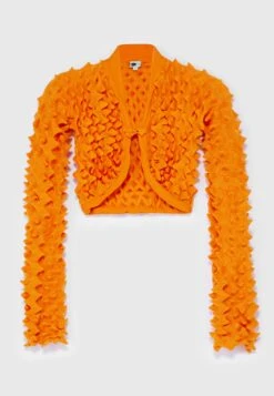 Spiky Cardigan - Vest - Orange -Geselecteerde Modieuze Dameskledingwinkels 221155d3f7de4ba5a317831ed9235ed4