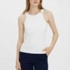 Vero Moda Bianca Sl Noos - Top - Snow White