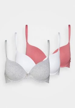 Anna Field Sunlight 3Pack Tshirt Bra - T-Shirt Bh - Pink/Grey/White -Geselecteerde Modieuze Dameskledingwinkels 2dc08d5a17e5486e994df821bba6549b