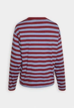 Monki Longsleeve - Dark Red/Blue -Geselecteerde Modieuze Dameskledingwinkels 3ed181beddaf419b8f42b6d94194ef97