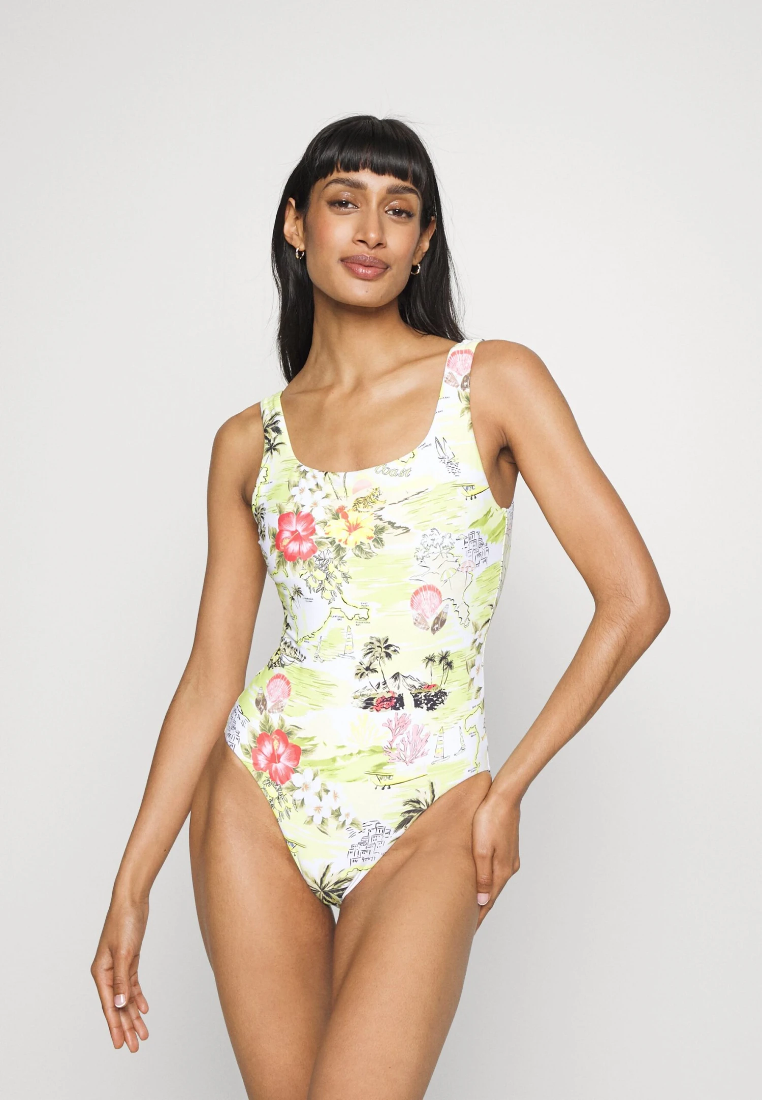 Seafolly Coast To Coast Tank One Piece - Badpak - Wild Lime 2 Seafolly Coast To Coast Tank One Piece - Badpak - Wild Lime - Afbeelding 2