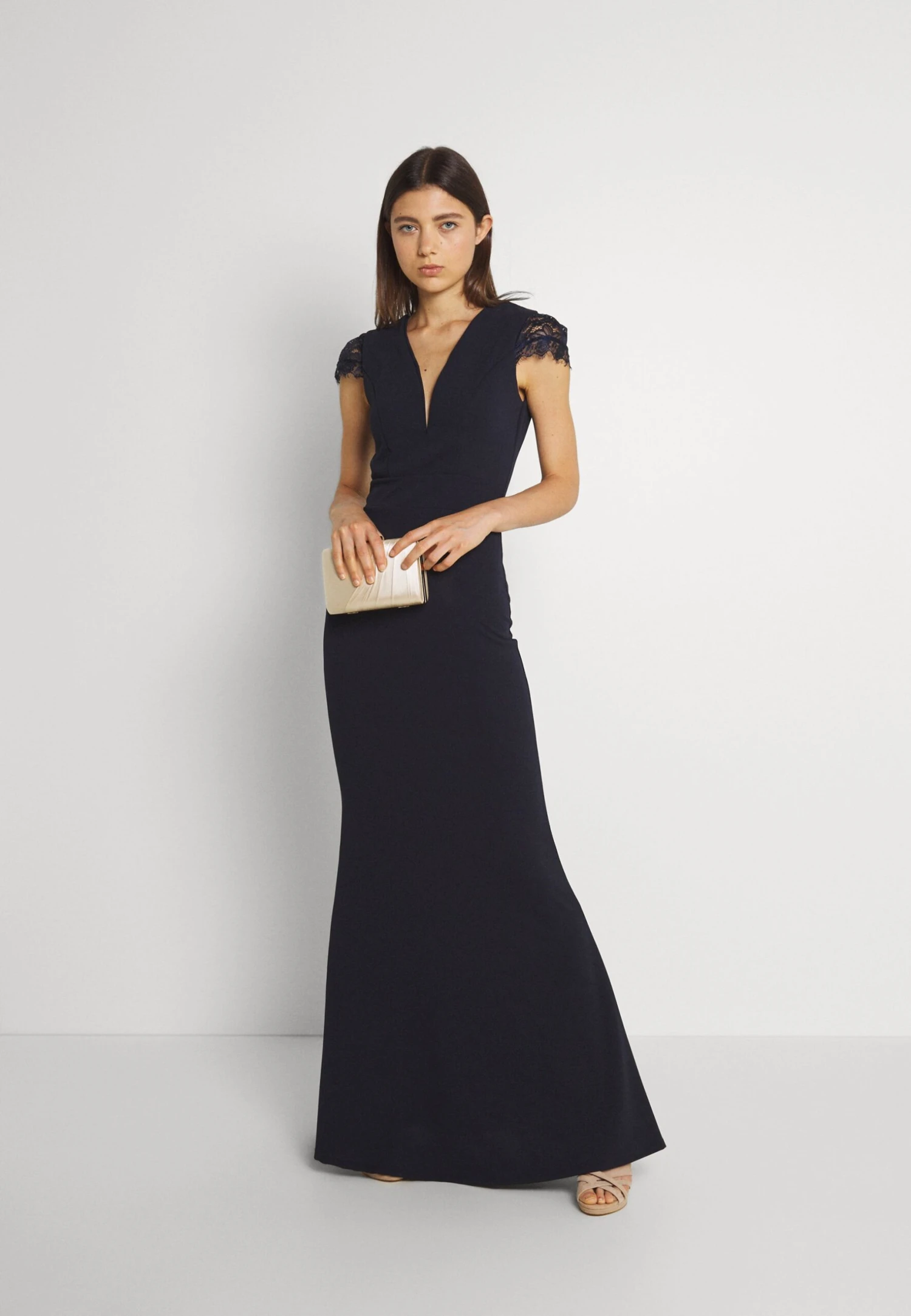 Wal G Sammy Maxi Dress - Jerseyjurk - Navy Blue 2 Wal G Sammy Maxi Dress - Jerseyjurk - Navy Blue - Afbeelding 2