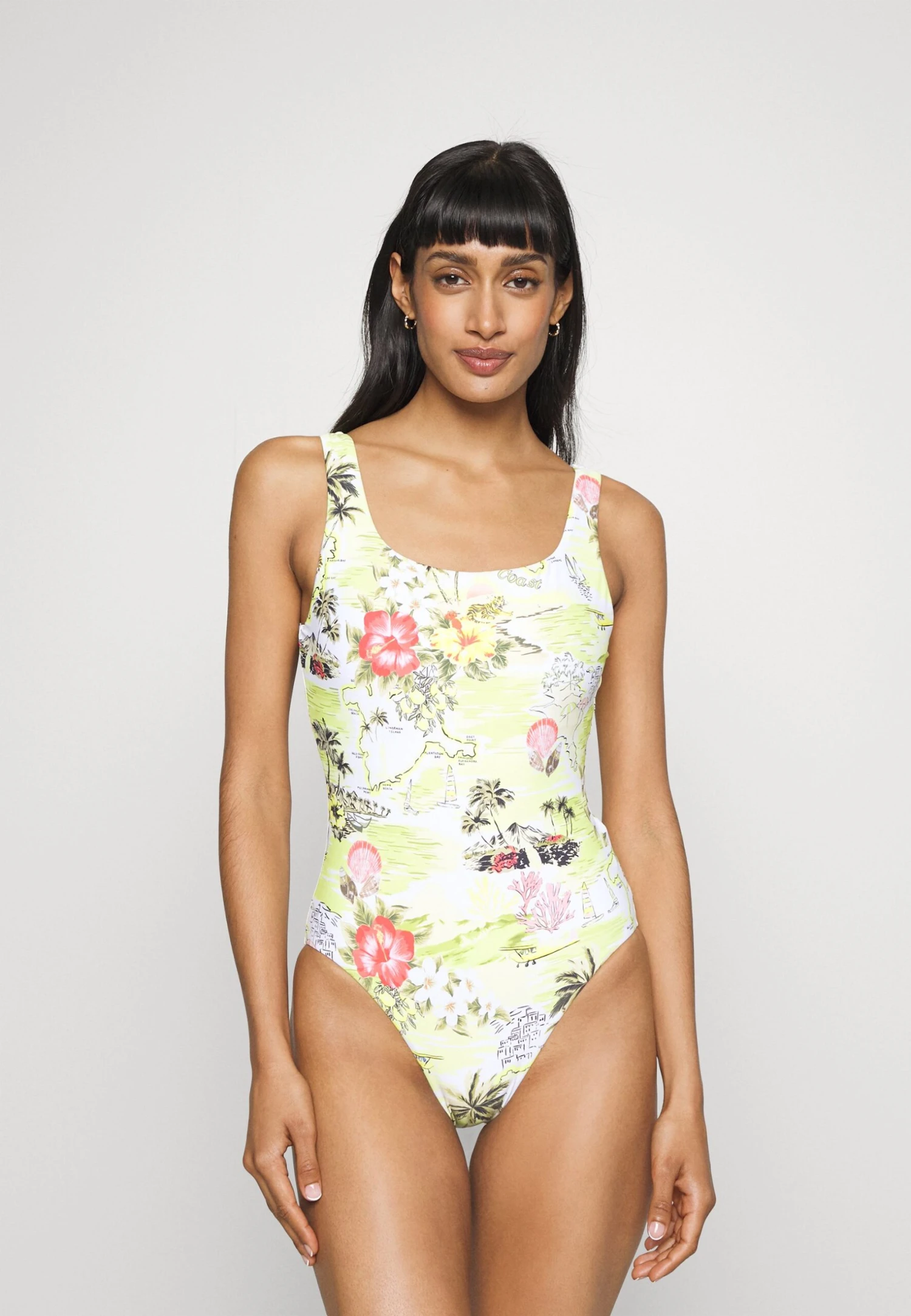 Seafolly Coast To Coast Tank One Piece - Badpak - Wild Lime 1 Seafolly Coast To Coast Tank One Piece - Badpak - Wild Lime