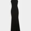 Halter Neck Maxi Dress - Galajurk - Black