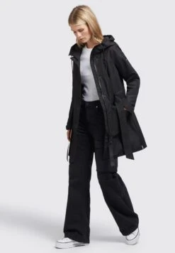 Khujo Lauren - Parka - Schwarz -Geselecteerde Modieuze Dameskledingwinkels 46c2480da9084e559cf02540553e393e