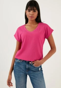 LELA Regular Fit - Blouse - Fuchsia -Geselecteerde Modieuze Dameskledingwinkels 4b30f03d63a84bb585b2003850fead5b