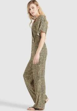 Khujo Borgia - Jumpsuit - Schwarz-Gelb Geblümt -Geselecteerde Modieuze Dameskledingwinkels 4bc8f74ed863462ab43ba2f03cdd4a85