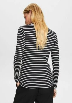 ESPRIT Muschelkante Am Ausschnitt - Longsleeve - Black -Geselecteerde Modieuze Dameskledingwinkels 5054c2560dc54302a5895cb796c4e0e3