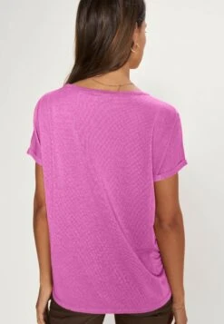 Mos Mosh Kay Tee - T-Shirt Basic - Vivid Viola -Geselecteerde Modieuze Dameskledingwinkels 5248de0f6d994a909b304e7ea129dc15