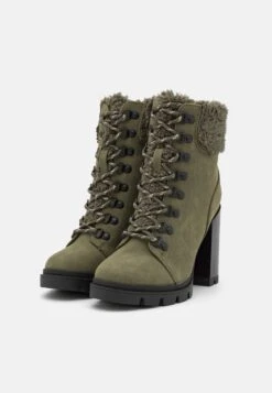 Anna Field Leather - Veterboots - Khaki -Geselecteerde Modieuze Dameskledingwinkels 5351ec4084c242d6a16e56ca22fd1479