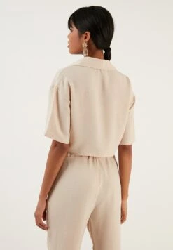 LELA Regular Fit - Overhemdblouse - Stone -Geselecteerde Modieuze Dameskledingwinkels 5446cfcaf85c40fc8c463e072025e79f