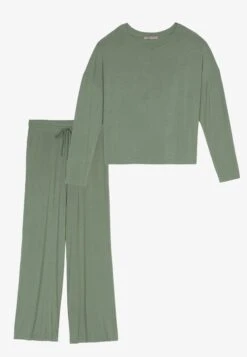 Anna Field Wide Leg - Pyjama - Khaki -Geselecteerde Modieuze Dameskledingwinkels 56399edf15f94c88bb3bebf375bcf274