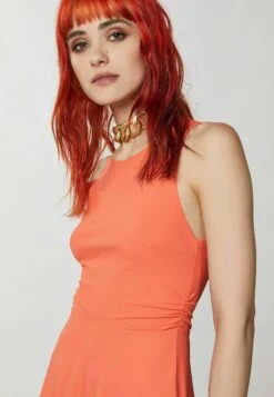Patrizia Pepe Essential- Jurk - Intense Coral -Geselecteerde Modieuze Dameskledingwinkels 6346e6bc36d5451cb78c432ccd84b7ec