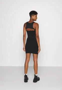 Even&Odd Basic Mini Ribbed Skirt - Kokerrok - Black -Geselecteerde Modieuze Dameskledingwinkels 65cb68f6cbb74e00a56ec984a5b74be9