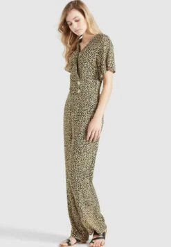 Khujo Borgia - Jumpsuit - Schwarz-Gelb Geblümt -Geselecteerde Modieuze Dameskledingwinkels 745f0e320a9040d5b7ce3f5c9bd55945