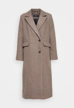 Vero Moda Vmvenetavega Long Wool Coat - Mantel - Chocolate Chip/Solid -Geselecteerde Modieuze Dameskledingwinkels 77020b65cef64fedb8e59063442dc66a