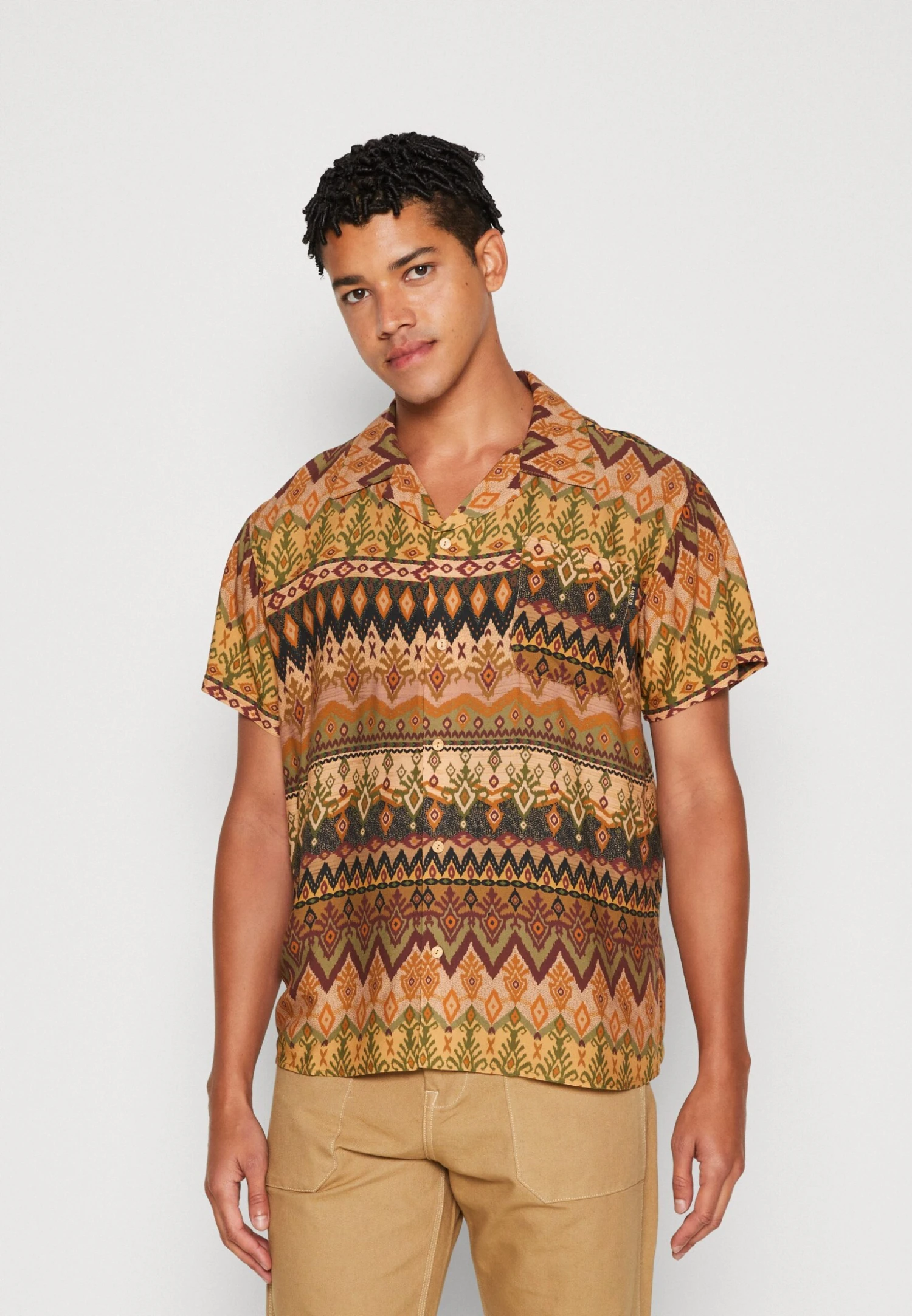 Kaotiko Shirt Mojave Unisex - Overhemdblouse - Brown 1 Kaotiko Shirt Mojave Unisex - Overhemdblouse - Brown