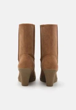 Anna Field Winter Boot - Enkellaarsjes Met Sleehak - Cognac -Geselecteerde Modieuze Dameskledingwinkels 7996478d26b54973a4236206968037b1