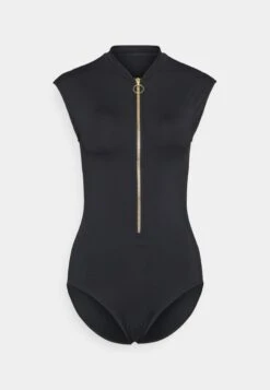 Seafolly Collective Zip Front One Piece - Badpak - Black