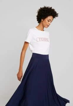 Anna Field Plisse A-Line Midi Skirt - A-Lijn Rok - Maritime Blue -Geselecteerde Modieuze Dameskledingwinkels 7ab564a26da040e68012a316977b7a10