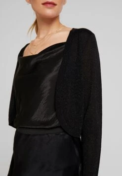 Kaffe Kaankra Bolero - Vest - Deep Black -Geselecteerde Modieuze Dameskledingwinkels 7b7580409a8c44a79818799b4b274dca