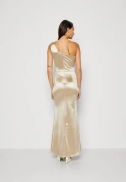 Wal G Evalina One Sleeve Maxi - Galajurk - Champagne -Geselecteerde Modieuze Dameskledingwinkels 804b220ead404a0181dd30eae25b1b3e
