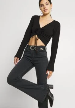 Lee Breese - Flared Jeans - Washed Black -Geselecteerde Modieuze Dameskledingwinkels 82a30d265d7b4922abf228ae3db9b454