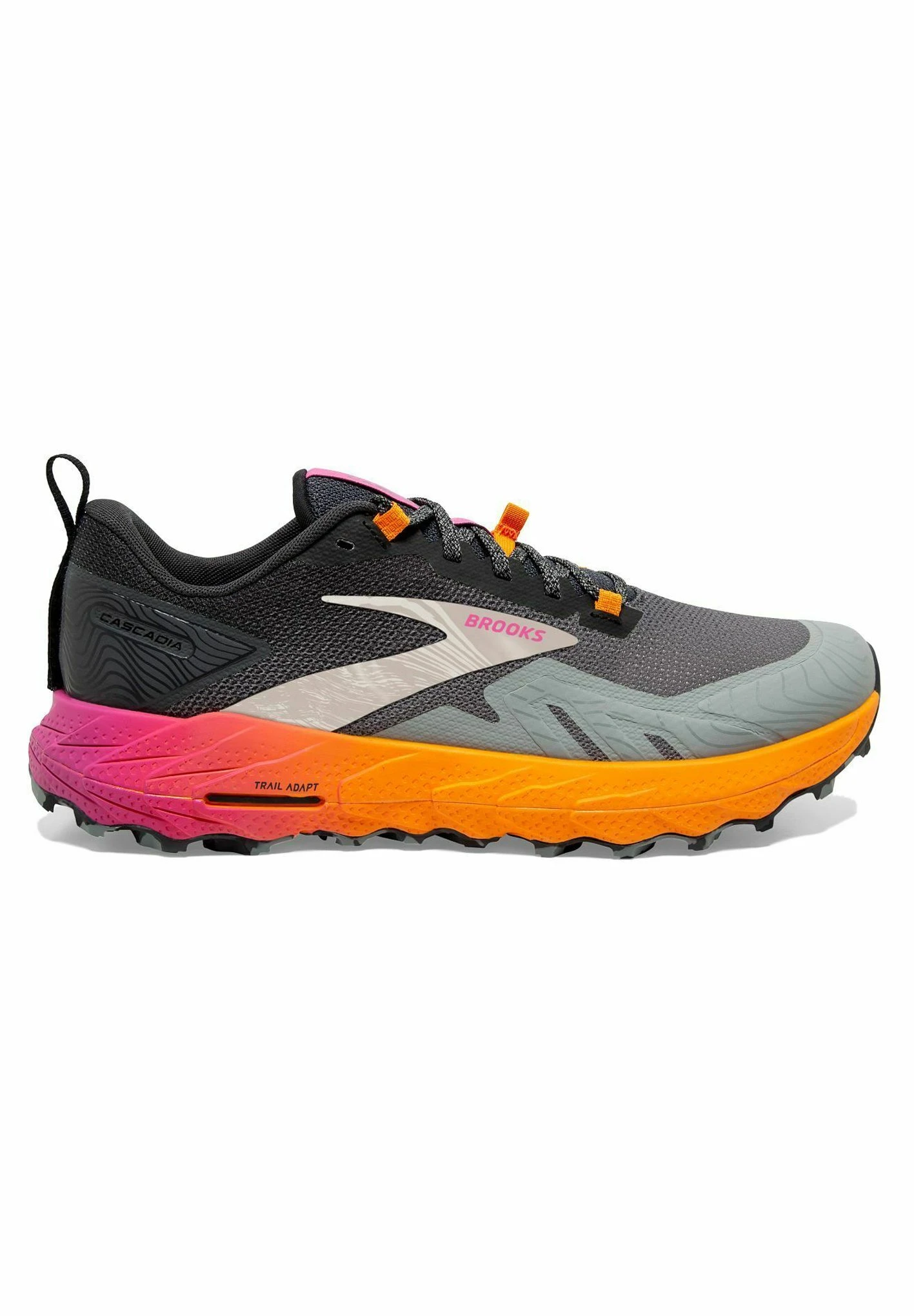 BROOKS Cascadia 17 - Trail Hardloopschoenen - Primer Ebony Oriole 1 BROOKS Cascadia 17 - Trail Hardloopschoenen - Primer Ebony Oriole