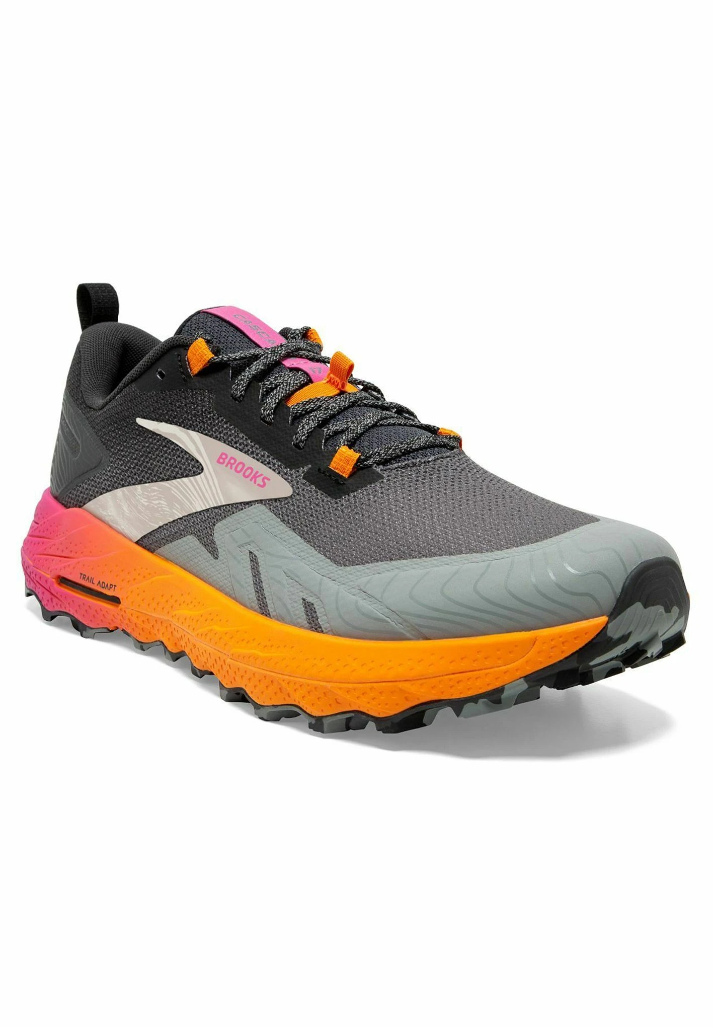BROOKS Cascadia 17 - Trail Hardloopschoenen - Primer Ebony Oriole 2 BROOKS Cascadia 17 - Trail Hardloopschoenen - Primer Ebony Oriole - Afbeelding 2