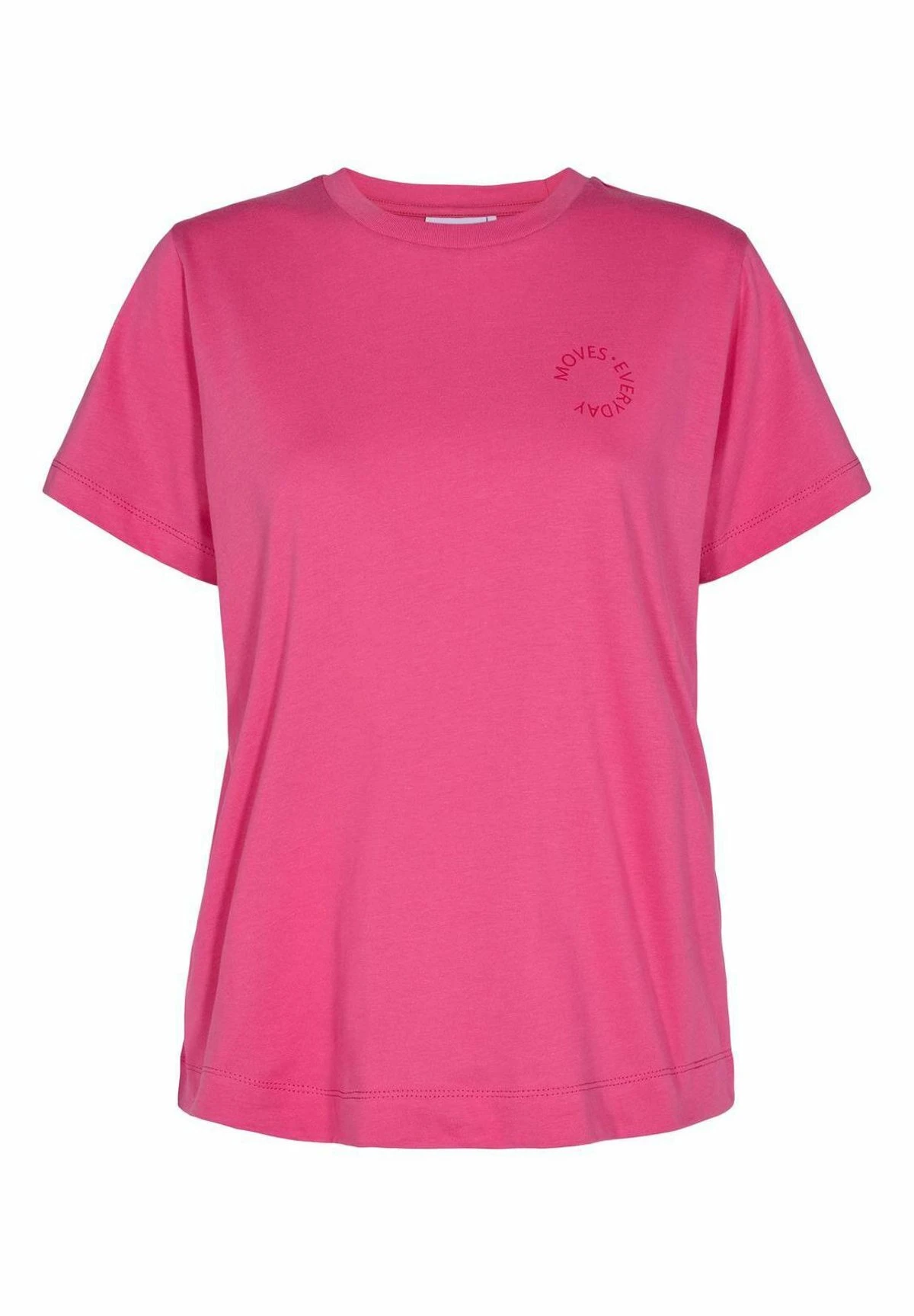 Moves Nielli - T-Shirt Basic - Shocking Pink 1 Moves Nielli - T-Shirt Basic - Shocking Pink