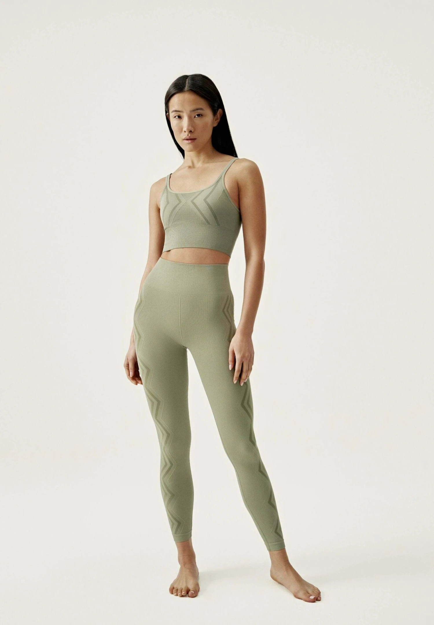 Born Living Yoga Kasama - Legging - Verde 2 Born Living Yoga Kasama - Legging - Verde - Afbeelding 2