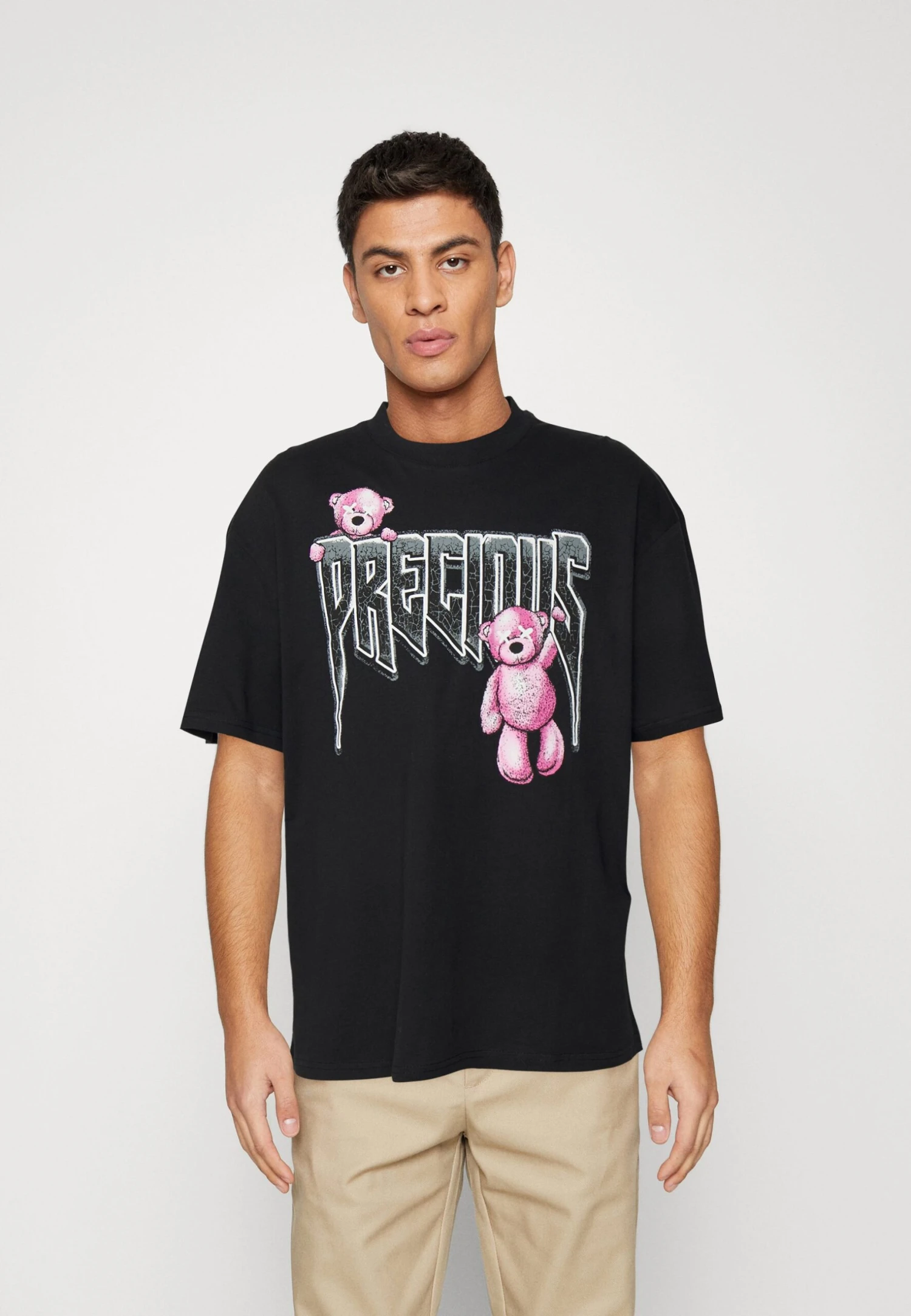 YOURTURN Unisex - T-Shirt Print - Black 1 YOURTURN Unisex - T-Shirt Print - Black