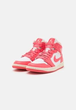 Air Jordan 1 Mid - Sneakers Hoog - White/Sea Coral/Atmosphere/Sail -Geselecteerde Modieuze Dameskledingwinkels 936f07ec158e42198359cd0625e3cd9e