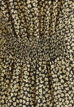 Khujo Borgia - Jumpsuit - Schwarz-Gelb Geblümt -Geselecteerde Modieuze Dameskledingwinkels 93a86bde606141debb3d91824275c77c