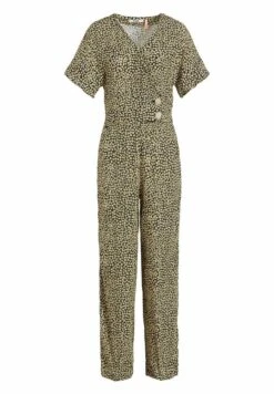 Khujo Borgia - Jumpsuit - Schwarz-Gelb Geblümt -Geselecteerde Modieuze Dameskledingwinkels 94c94a900955432e91ca478d2d81a101