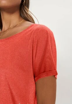 Mos Mosh Kay Tee - T-Shirt Basic - Burnt Ochre -Geselecteerde Modieuze Dameskledingwinkels 9b4e1209f78c49ef8443629c0112700a