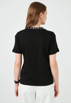 LELA Regular Fit - T-Shirt Print - Black -Geselecteerde Modieuze Dameskledingwinkels ad36dcac48bc4ca28544768d9fa0b6d4