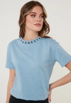LELA Regular Fit - T-Shirt Print - Baby Blue 7 LELA Regular Fit - T-Shirt Print - Baby Blue -Geselecteerde Modieuze Dameskledingwinkels af25ab589cf54923a623472e1a2bf7f5