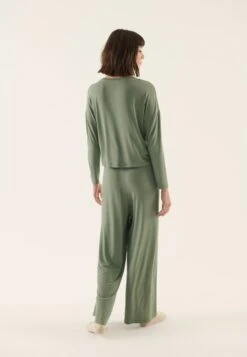 Anna Field Wide Leg - Pyjama - Khaki -Geselecteerde Modieuze Dameskledingwinkels b221e0d411444a8fbb6c134598d86d40