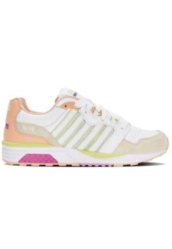 K-Swiss Si-18 Rannell - Sneakers Laag - White Almost Apricot Daquiri Green