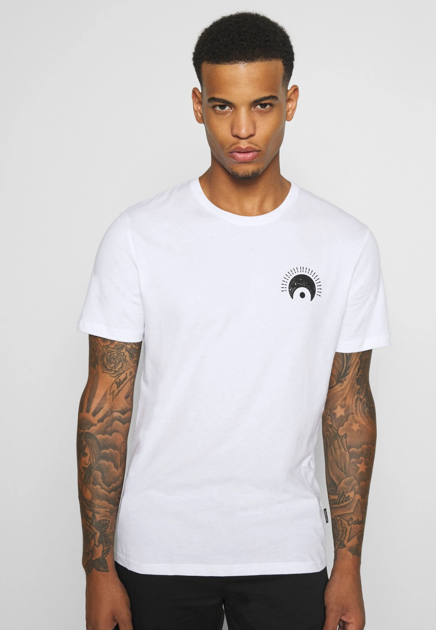 YOURTURN Eye Moon Tee Unisex - T-Shirt Print - White 3 YOURTURN Eye Moon Tee Unisex - T-Shirt Print - White - Afbeelding 3