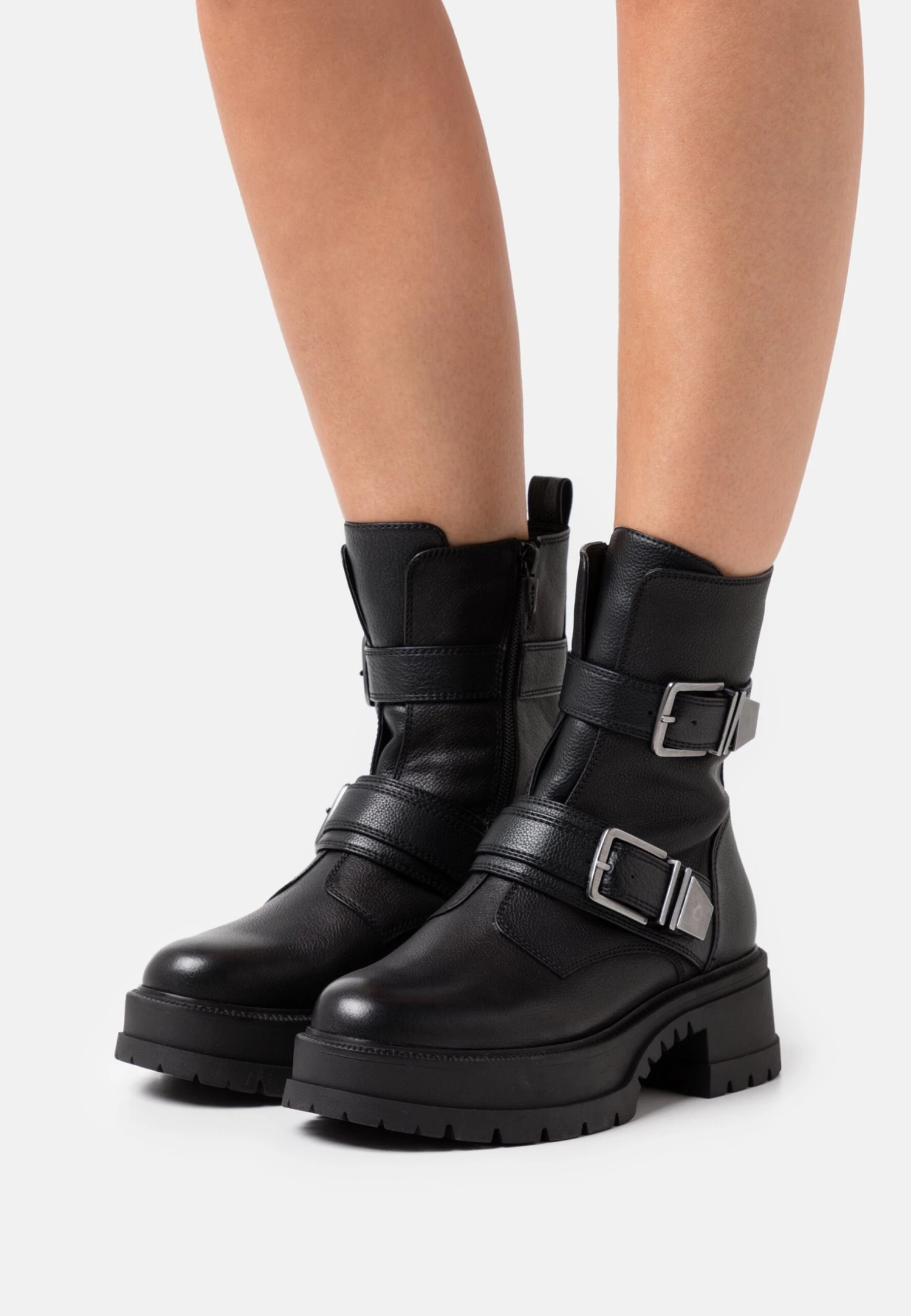 Tamaris Cowboy-/Bikerlaarsjes - Black 1 Tamaris Cowboy-/Bikerlaarsjes - Black