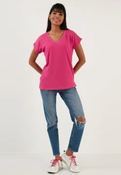 LELA Regular Fit - Blouse - Fuchsia -Geselecteerde Modieuze Dameskledingwinkels c371d8e12a3449b4aedcf56a6a0e868f