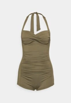 Seafolly Collective Boyleg One Piece - Badpak - Dark Olive