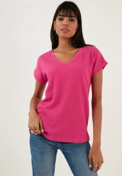 LELA Regular Fit - Blouse - Fuchsia -Geselecteerde Modieuze Dameskledingwinkels c919ec9a05174c30a03c8a1c9977db87